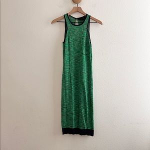 Ann Yee Tank Knit Green Dress